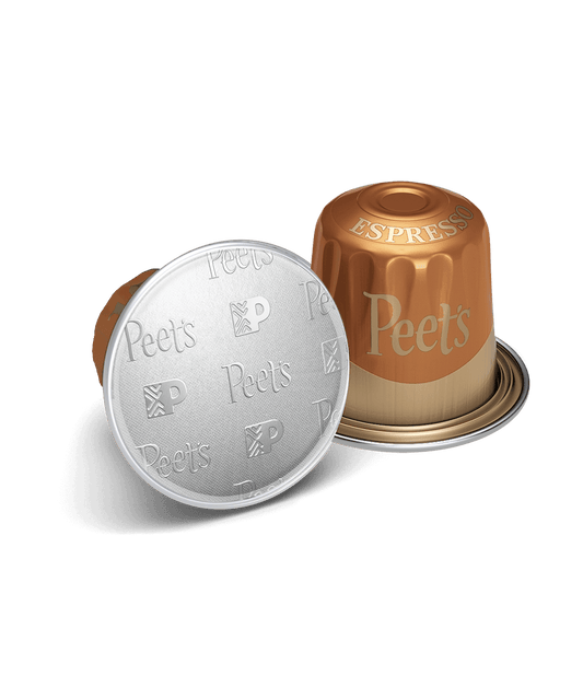 Peet's Caramel Nespresso Capsule aluminum cups