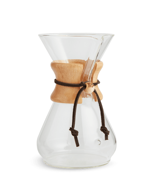 Chemex glass coffee maker
