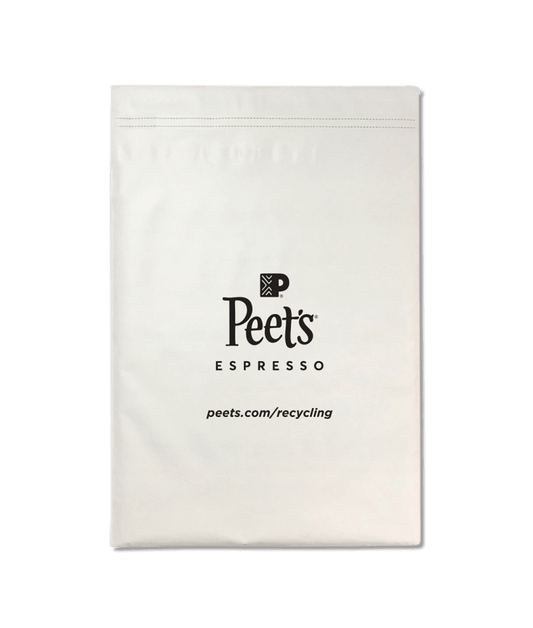 Peet's Coffee espresso capsule recycling bag